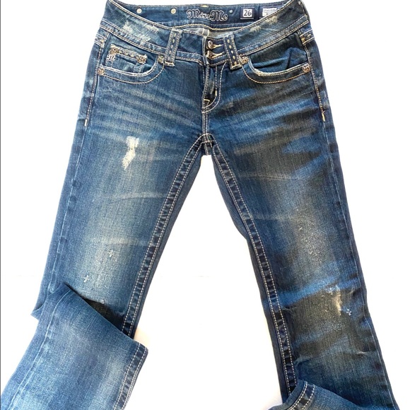 Miss Me Denim - Miss me jpw5069 distressed 26 denim jeans